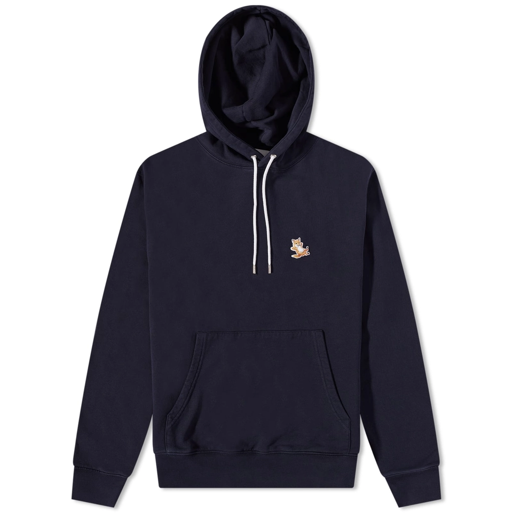Maison Kitsune Chillax Fox Patch Classic Hoodie Navy